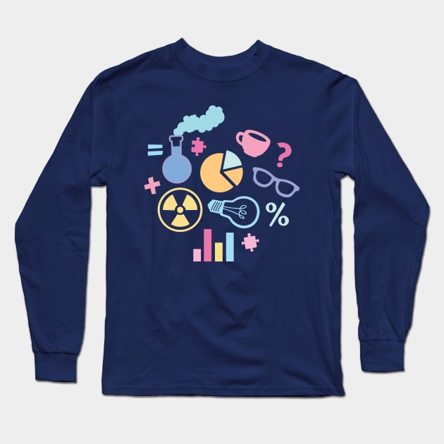 Pastel Science Long Sleeve T-Shirt by XOOXOO